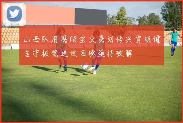 山西队用葛昭宝交易刘传兴贾明儒苦守板凳进攻困境亟待破解